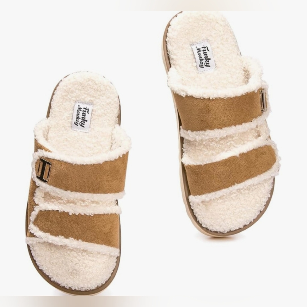FUNKYMONKEY Fur Slides